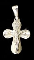 Ezüst(Ag) kereszt függő, jelzett, 3x1,7 cm, nettó: 1,8 g