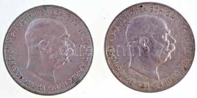 Ausztria 1914-1915. 1K Ag "Ferenc József" (2x) T:1-,2
Austria 1914-1915. 1 Corona Ag &quo...