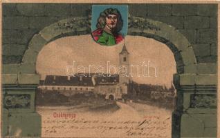 Csáktornya, Cakovec; Zrínyi-vár, kiadja Fischel Fülöp könyvkereskedése / castle, litho frame (EK)