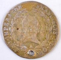 1827. "Személlyes-Leírása" körözvény Péczi Ferencz ellen, aki korábban 20 krajcárosok(?) h...