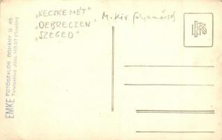 "Debrecen", "Szeged" és "Kecskemét" őrnaszádok legénységgel a fedélzet...