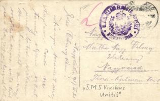 1917 SMS Viribus Unitis a K. u. K. Haditengerészet csatahajójának fedélzete, torpedók beemelése, mat...