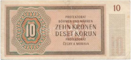 Német 3. Birodalom / Cseh-Morva Protektorátus 1942. 10K T:III
German Third Reich / Protectorate of ...