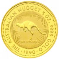 Ausztrália 1990. 50$ Au "II. Erzsébet / Vörös kenguru" (15,63g/0.999) T:1,1- apró karc
Au...