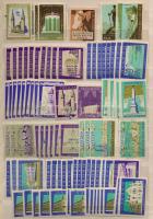 Vegyes magyar gyufacímke tétel, kb. 130 db (Szeged, DEE vándorgyülés, magyar népviseletek...stb), berakóban