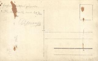 1910 Wiener Neustadt; military parade, photo (ragasztónyomok / glue marks)