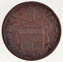 Olasz Államok / Pápai Államok 1844R Mezzo (1/2) Baiocco Cu "XVI. Gergely" T:2 Italian States / Papal States 1844R Mezzo (1/2) Baiocco Cu "Gregory XIV" C:XF