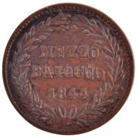 Olasz Államok / Pápai Államok 1844R Mezzo (1/2) Baiocco Cu "XVI. Gergely" T:2
Italian Sta...