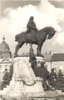 Kolozsvár, Cluj; Mátyás király szobor / statue "1940 Kolozsvár visszatért" So. Stpl (b)