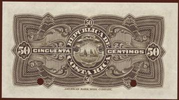 Costa Rica 1935. 50c "SPECIMEN 000" T:I