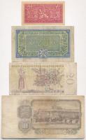 Csehszlovákia 1945. 20K + 1949. 5K + 20K + 1953. 100K T:III,III- tűly.
Czechoslovakia 1945. 20 Koru...