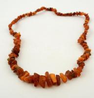 Borostyán nyaklánc 70 cm