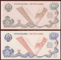 Jugoszlávia 1990. 5D + 10D "Tito" ki nem adott pár T:I RRR!!!
