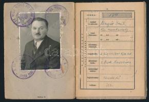 1944 Izraelita katona fényképes zsoldkönyve,
egyben személyazonossági igazolvány / military ID for ...