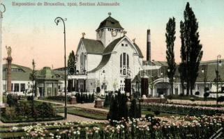 8 db RÉGI képeslap a brüsszeli és liege-i kiállításról, vegyes minőség / 8 pre-1945 Belgian postcard...