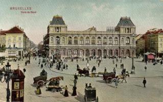 11 db RÉGI belga vasútállomásokat ábrázoló képeslap / 11 pre-1945 Belgian railway stations