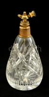 Kristály parfümös üveg pumpa nélkül 15 cm