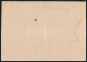 1922 Ébredő Magyarok Nemzetvédelmi Sajtó részvénytársaság részvényjegyzésről szóló hirdetménye. Buda...