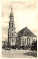 Kolozsvár, Cluj; Főszékesegyház, automobilok / cathedral, automobiles (fa)