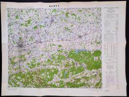 1944 Közép-Európa, topográfiai térképsorozat, 46 db