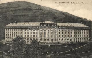 Jáchymov, Sankt Joachimsthal; Radium-Kurhaus / spa (b)
