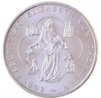 Németország 2007A 10EUR Ag "Sas / Türingiai (Árpád-házi) Szent Erzsébet" T:BU ujjlenyomat
...