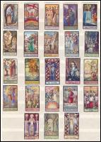 23 db vallási témájú levélzáró