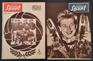 cca 1955-1968 a Képes Sport 44 lapszáma, számos érdekes írással