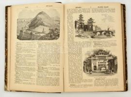 Illustrirtes Bau-lexikon 2. Szerk.: Dr. Oscar Mothes. Lipcse és Berlin, 1875, Otto Spamer. Átkötött ...