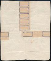 1931 Herceg Esterházy Pál Husárugyárának felmondólevele, Kapuvár, díszes fejléces papíron, szakadáss...