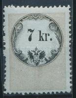 1858 6kr 7kr 15kr okmánybélyeg használatlan + 4kr használt