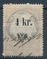 1858 6kr 7kr 15kr okmánybélyeg használatlan + 4kr használt