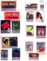 17 db reklámos levélzáró / Commercial poster stamps