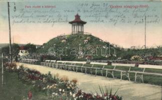 Vízaknasósgyógyfürdő, Ocna Sibiului; park és kilátó / park, lookout tower