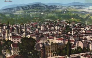 Sarajevo, general view, Verlag Simon Kaltan Nr. 4. (from postcard booklet)