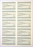 Pécs 1998. "Pécsi Erőmű Részvénytársaság" részvénye 10.000Ft-ról, teljes szelvényívvel T:I...