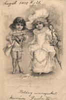 Baroque children, litho (EK)