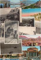 21 db RÉGI olaszországi városképes lap / 21 pre-1945 Italian town-view postcards