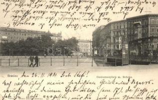 Wroclaw, Breslau - 4 pre-1945 town-view postcards
