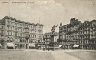 Wroclaw, Breslau - 4 pre-1945 town-view postcards