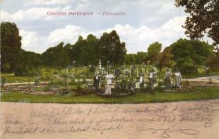 Harkány, Harkányfürdő - 4 db RÉGI városképes lap