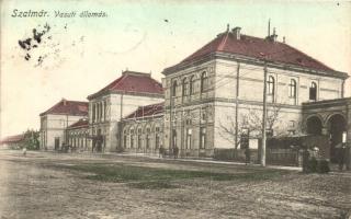 Szatmárnémeti, Satu Mare; Vasútállomás / railway station