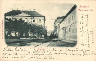 Temesvár, Timisoara; Balázs tér. Corvina könyvkereskedés kiadása / square