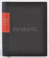 1961-1962 A Magyar Grafika c. folyóirat 1962. 6. évfolyamának 1-6. száma és A szép magyar könyv 1961...