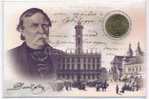 2003. 20Ft Cu-Ni-Zn "Deák Ferenc születésének 200. évfordulója" első napi veret számozott emléklapon + 	 2004. 50Ft Cu-Ni "Magyar Köztársaság az Európai Unió tagja" első napi veret sorszámozott emléklapon T:BU