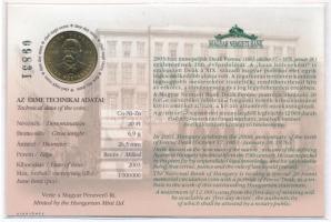 2003. 20Ft Cu-Ni-Zn "Deák Ferenc születésének 200. évfordulója" első napi veret számozott ...