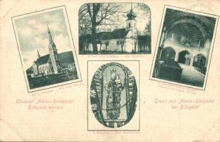 Budapest II. Máriaremete - 5 db RÉGI városképes lap