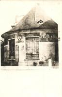 Kassa, Kosice - 2 db RÉGI városképes fotó képeslap, templom / 2 pre-1945 town-view photo postcards, ...