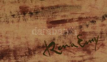 Róna Emy (1904-1988): Kinizsi a "törökevő". Tempera, papír, kis szakadásokkal, jelzett, üv...