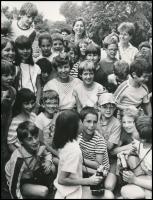 1986 Gorbacsov házaspár Budapesten (Csepeli Szerszámgépgyár) és Kecskeméten, 2 db vintage fotó, 23x1...